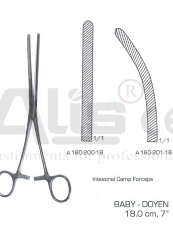 Baby Doyen Intestinal and tissue grasping forceps