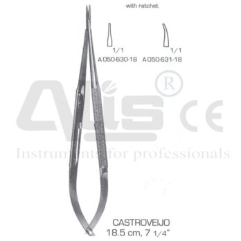 Castroveijo micro needle holder
