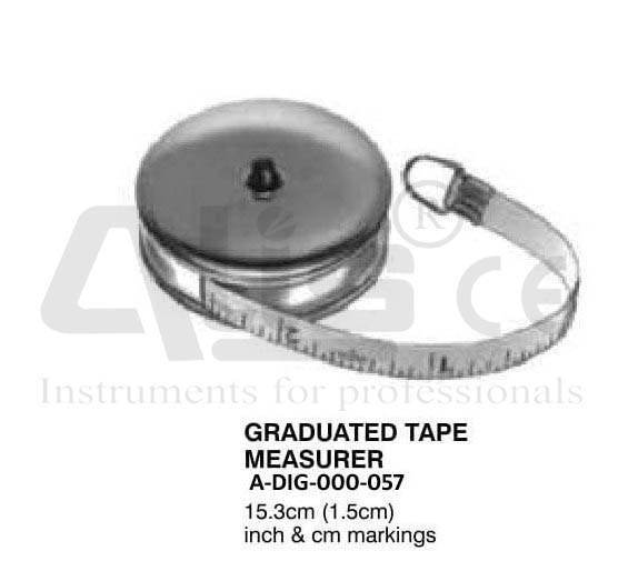 Graduated tape measuprer