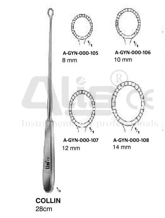 Collin surgical instruments