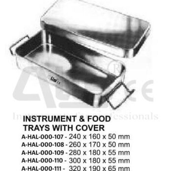 Instrument & food Trays With Cover