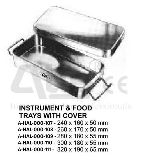 Instrument & food Trays With Cover