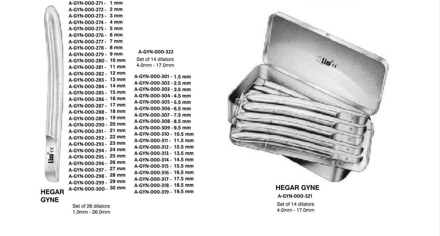 Hegar Gyne Surgical instruments