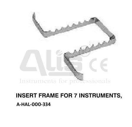 Insert Frame For Instruments