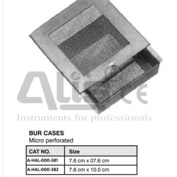 Bur Cases Micro Perforated