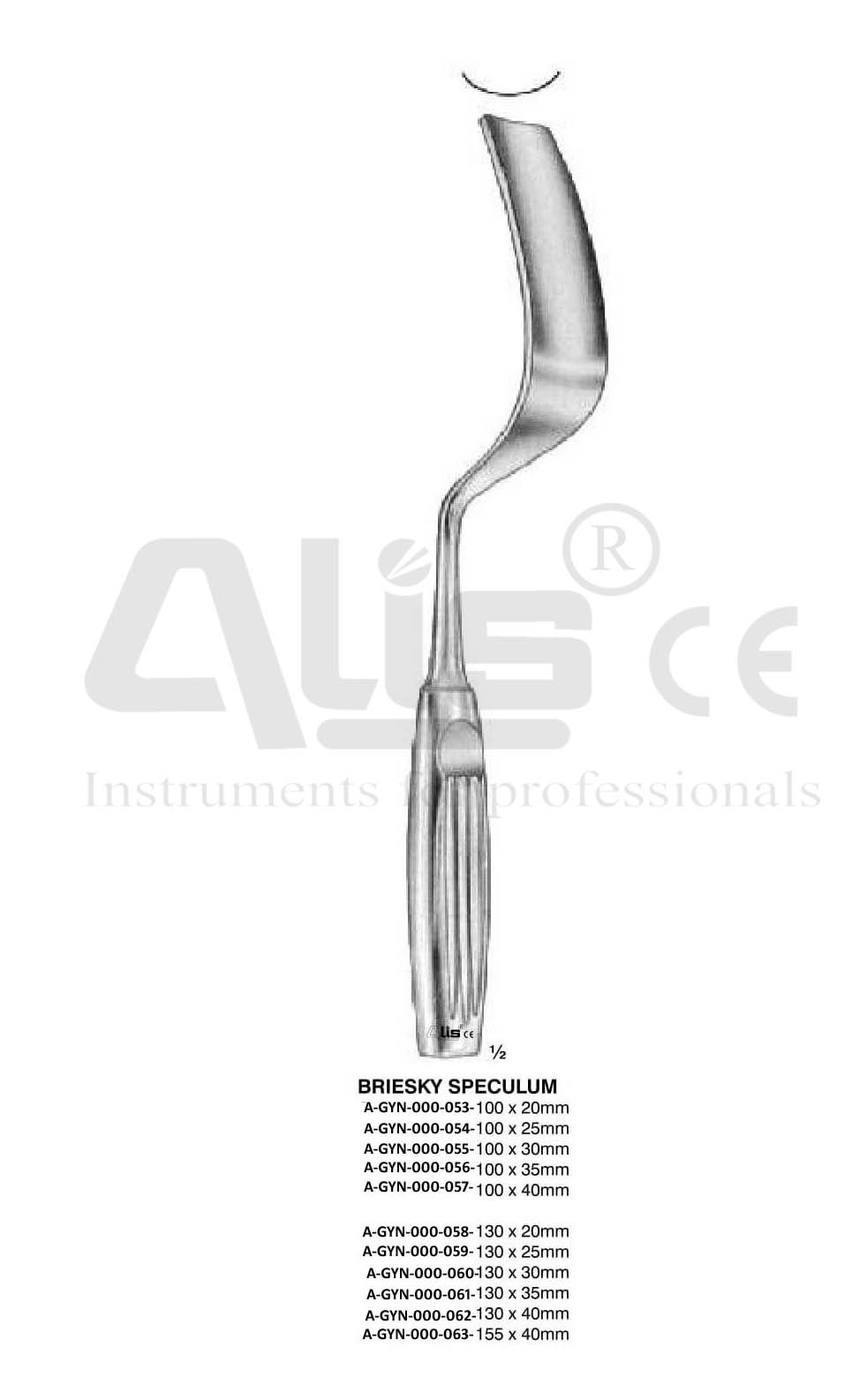 Briesky Speculum surgical instruments