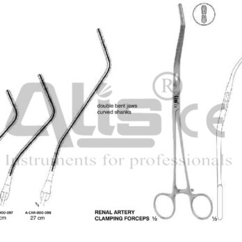 RENAL ARTERY CLAMPING FORCEPS