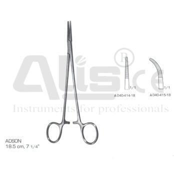 Adson Haemostatic artery Forceps Straight 7 inches SS