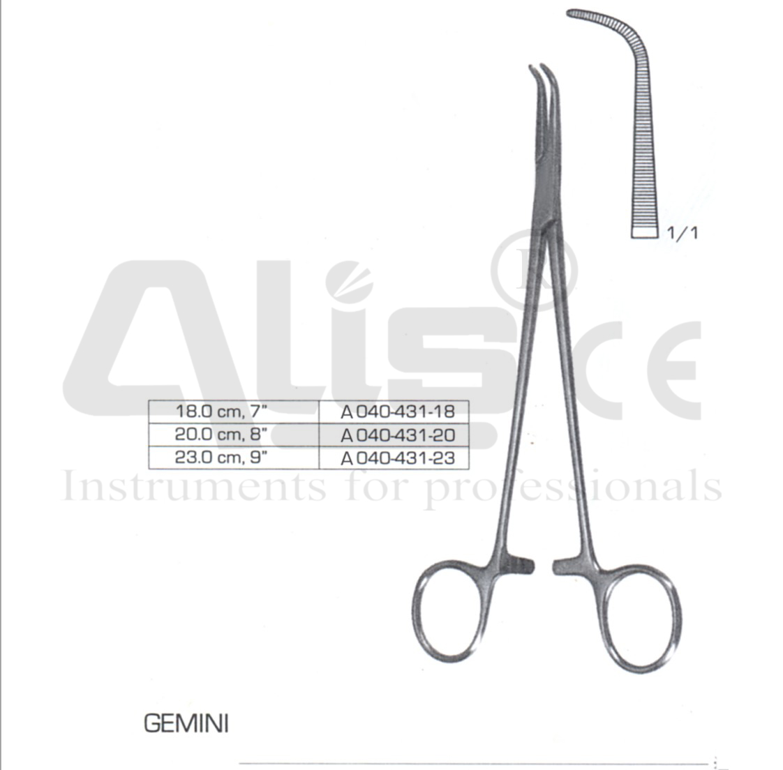 Gemini Dissecting and Ligature Forceps