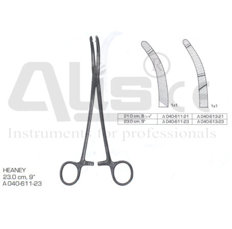 Heaney Hysterectomy forceps