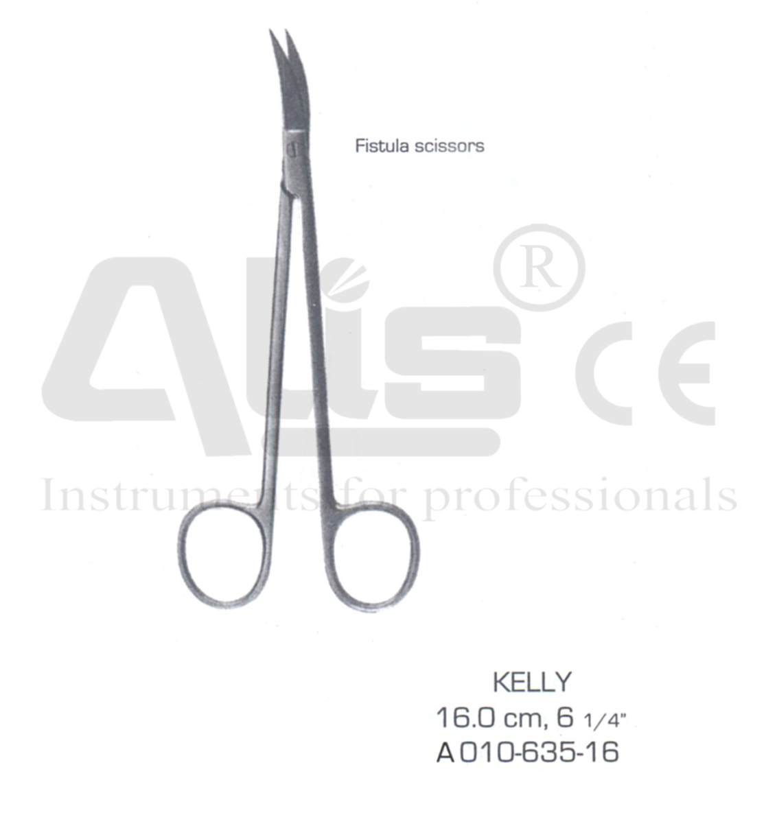 Kelly Gynaecology Scissors