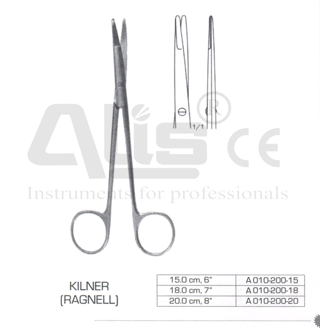 Kilner (Ragnell) Dissecting scissors surgical forceps