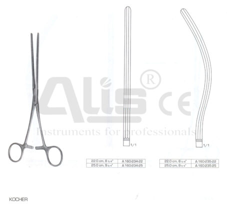 Kocher Intestinal clamps forceps