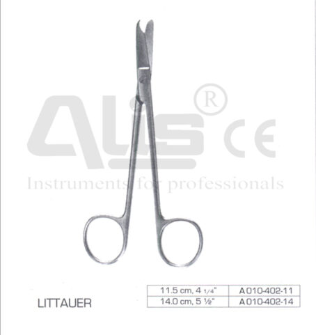 Littauer Surgical scissors ligatures