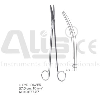 LLoyd davies Enterotomy Scissors Lobectomy and rectal scissors