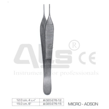 Micro Adson tissue forceps