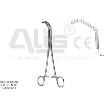 Price thomas Bronchus forceps ligature clamps