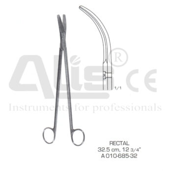 Rectal Enterotomy Scissors Lobectomy and rectal scissors