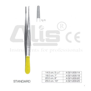 standard forceps with Tungsten carbide inserts